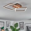 Brina Plafonnier LED Brun, 1 lumière