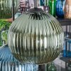 Koyoto Suspension, Boule lumineuse, Suspension Bleu, Or, Vert, 6 lumières