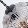 Koyoto Suspension, Boule lumineuse, Suspension Ambre, Clair, Fumé, 6 lumières