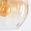 Koyoto Suspension, Boule lumineuse, Suspension Ambre, Clair, Fumé, 6 lumières
