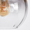 Koyoto Suspension, Boule lumineuse, Suspension Ambre, Clair, Fumé, 6 lumières