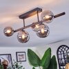 Chehalis Plafonnier, Boule lumineuse Fumé, 5 lumières