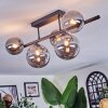 Chehalis Plafonnier, Boule lumineuse Fumé, 5 lumières