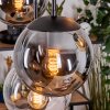 Gastor Suspension, Boule lumineuse, Suspension Ambre, Clair, Fumé, 6 lumières