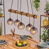 Koyoto Suspension, Boule lumineuse, Suspension Écru, Noir, 5 lumières