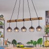 Koyoto Suspension, Boule lumineuse, Suspension Écru, Noir, 5 lumières