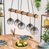 Koyoto Suspension, Boule lumineuse, Suspension Écru, Noir, 5 lumières