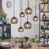 Koyoto Suspension, Boule lumineuse, Suspension Fumé, 6 lumières