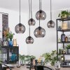 Koyoto Suspension, Boule lumineuse, Suspension Fumé, 6 lumières