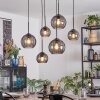 Koyoto Suspension, Boule lumineuse, Suspension Fumé, 6 lumières