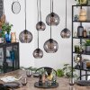Koyoto Suspension, Boule lumineuse, Suspension Fumé, 6 lumières