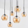Koyoto Suspension, Boule lumineuse, Suspension Ambre, 6 lumières