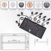 Koyoto Suspension, Boule lumineuse, Suspension Ambre, Clair, Fumé, 6 lumières