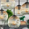 Ripoll Plafonnier, Boule lumineuse Ambre, Clair, 5 lumières