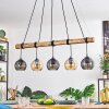 Koyoto Suspension, Boule lumineuse, Suspension Écru, Noir, 5 lumières