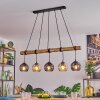 Koyoto Suspension, Boule lumineuse, Suspension Écru, Noir, 5 lumières