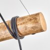Ripoll Suspension, Boule lumineuse, Suspension Écru, Noir, 5 lumières
