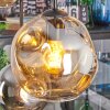 Ripoll Suspension, Boule lumineuse, Suspension Ambre, Clair, Fumé, 6 lumières