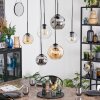 Ripoll Suspension, Boule lumineuse, Suspension Ambre, Clair, Fumé, 6 lumières