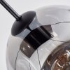 Ripoll Suspension, Boule lumineuse, Suspension Ambre, Clair, Fumé, 6 lumières