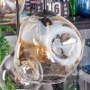 Ripoll Suspension, Boule lumineuse, Suspension Ambre, Clair, Fumé, 6 lumières