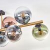 Gastor Plafonnier, Boule lumineuse Or, Noir, 10 lumières