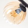 Koyoto Plafonnier, Boule lumineuse Noir, 5 lumières