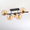 Koyoto Plafonnier, Boule lumineuse Noir, 5 lumières