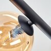Chehalis Plafonnier, Boule lumineuse Noir, 5 lumières
