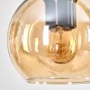 Koyoto Suspension, Boule lumineuse, Suspension Écru, Noir, 4 lumières
