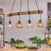 Koyoto Suspension, Boule lumineuse, Suspension Écru, Noir, 4 lumières