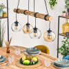 Koyoto Suspension, Boule lumineuse, Suspension Écru, Noir, 4 lumières