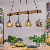 Koyoto Suspension, Boule lumineuse, Suspension Écru, Noir, 4 lumières