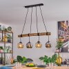 Koyoto Suspension, Boule lumineuse, Suspension Écru, Noir, 4 lumières