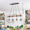 Koyoto Suspension, Boule lumineuse, Suspension Écru, Noir, 4 lumières