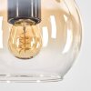 Koyoto Suspension, Boule lumineuse, Suspension Écru, Noir, 4 lumières