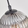 Koyoto Suspension, Boule lumineuse, Suspension Écru, Noir, 4 lumières