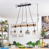 Koyoto Suspension, Boule lumineuse, Suspension Écru, Noir, 4 lumières
