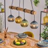 Koyoto Suspension, Boule lumineuse, Suspension Écru, Noir, 4 lumières