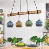 Koyoto Suspension, Boule lumineuse, Suspension Écru, Noir, 4 lumières