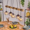 Koyoto Suspension, Boule lumineuse, Suspension Écru, Noir, 5 lumières