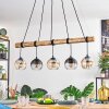 Koyoto Suspension, Boule lumineuse, Suspension Écru, Noir, 5 lumières