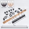 Koyoto Suspension, Boule lumineuse, Suspension Écru, Noir, 5 lumières