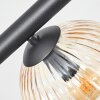 Koyoto Plafonnier, Boule lumineuse Ambre, Clair, 6 lumières