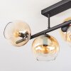 Koyoto Plafonnier, Boule lumineuse Ambre, Clair, 5 lumières