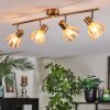 Saire Plafonnier, Spot de plafond Chrome, Laiton, 4 lumières
