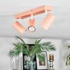 Javel Plafonnier, Spot de plafond Rose, Blanc, 3 lumières