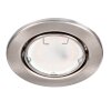 Osran Spot encastrable au plafond, Spot de plafond, Spot encastrable LED Nickel mat, 3 lumières, Télécommandes