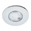 Paron Spot encastrable au plafond, Spot de plafond, Spot encastrable LED Chrome, 3 lumières, Télécommandes