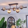 Chehalis Plafonnier, Boule lumineuse Noir, 5 lumières